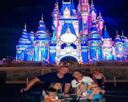 Eadie went to see Disneyland in March 2022 alongside his family.